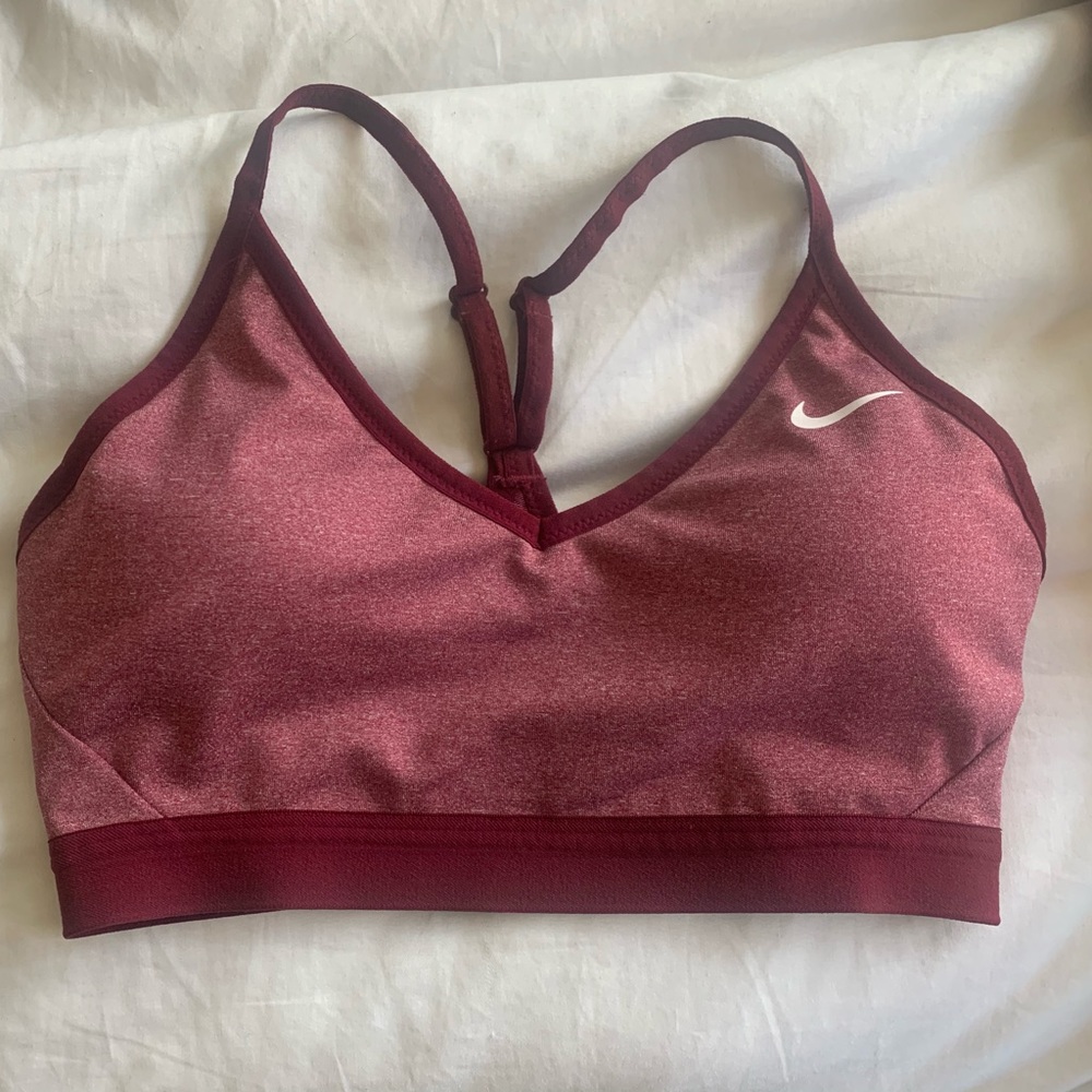 Brand new Burgandy Nike Sports Bra